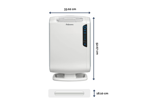 Fellowes Purificateur d'air AeraMax DX55, moyen, blanc/noir
