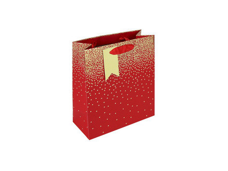 Clairefontaine Sac cadeau de Noël 'Pluie d'étoiles rouge'