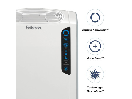 Fellowes Purificateur d'air AeraMax DX55, moyen, blanc/noir