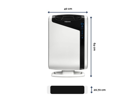 Fellowes Purificateur d'air AeraMax DX95, grand, blanc/noir