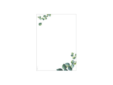 sigel Papier design 'Eucalyptus', A5, 90 mm g/m2
