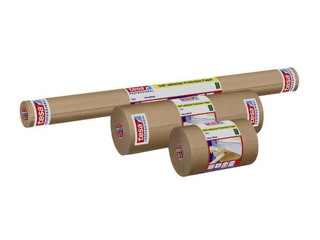 tesa Papier de protection, autocollant, 300mm x 50m, marron