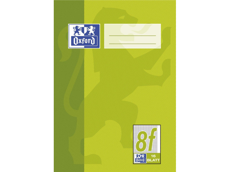 Oxford cahier, format A5, linéature 8f / losangique,
