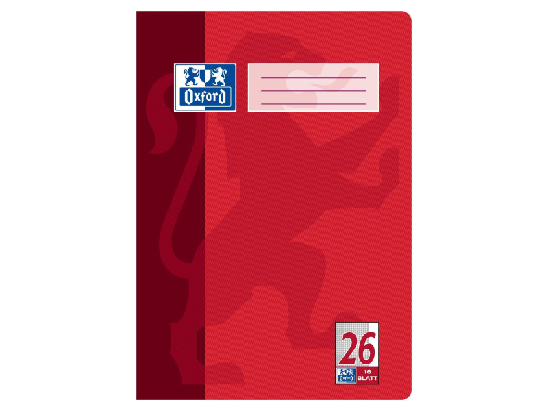 Oxford Cahier, A4, linéature 26 / quadrillé, 32 pages