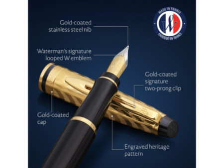 WATERMAN Stylo à plume Expert Opera, Noir G.T.
