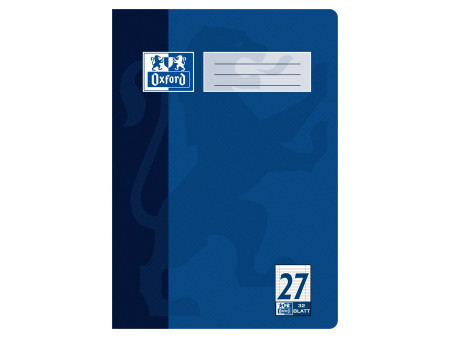 Oxford cahier scolaire, format A4, linéature 27 / ligné, 64