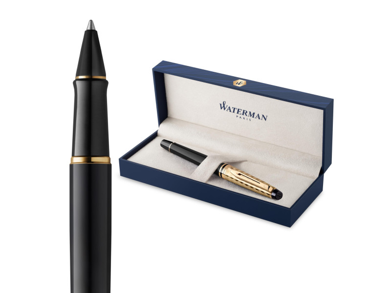 WATERMAN Stylo roller Expert Opera, Noir G.T.