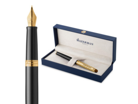 WATERMAN Stylo à plume Hémisphère Opera, Noir G.T.