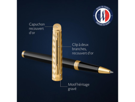 WATERMAN Stylo roller Hémisphère Opera, Noir G.T.