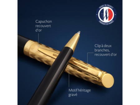 WATERMAN Stylo à bille Hémisphère Opera, Noir G.T.