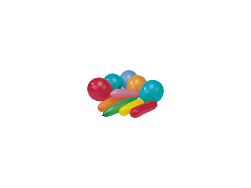 SUSY CARD Ballon de baudruche, couleurs et formes assorties