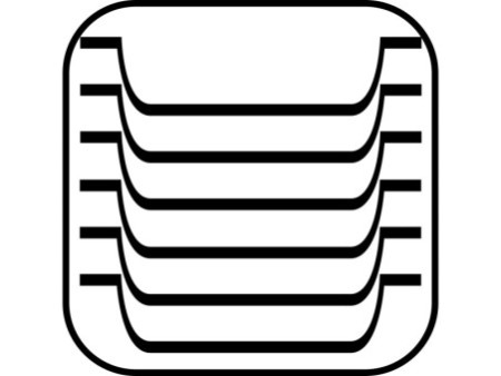 APS Plateau TREND, (L)370 x (P)265 x (H)20 mm