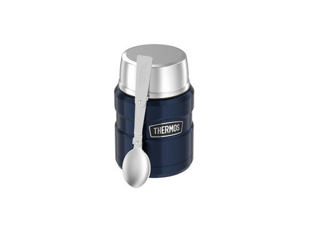 THERMOS Récipient alimentaire STAINLESS KING, 0,47 l, noir