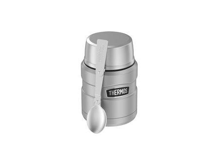 THERMOS Récipient alimentaire STAINLESS KING, 0,47 l, noir