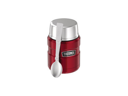 THERMOS Récipient alimentaire STAINLESS KING, 0,47 l, noir