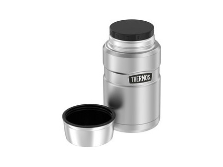 THERMOS Récipient alimentaire STAINLESS KING, 0,71 l, noir
