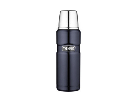 THERMOS Bouteille isotherme STAINLESS KING, 0,47 l, noir
