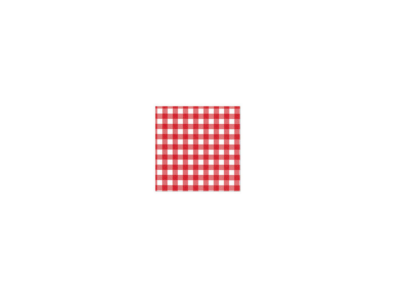 PAPSTAR Serviette à motif 'Vichy Karo', 330 x 330 mm