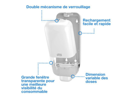 TORK Distributeur de savon ELEVATION, blanc