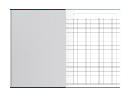 Oxford Carnet de notes 'Smart Black' - relié, A4, quadrillé
