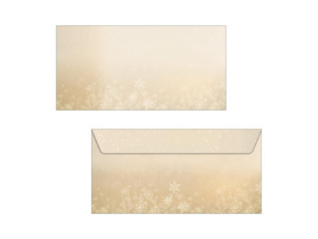papier Enveloppe à motif de Noël 'Golden Christmas Night'