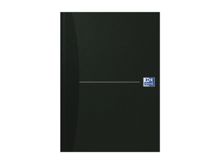 Oxford Carnet de notes 'Smart Black' - relié, A4, ligné,