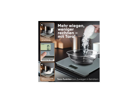 CLATRONIC Balance KW 3820, capacité de charge: 5 kg, gris