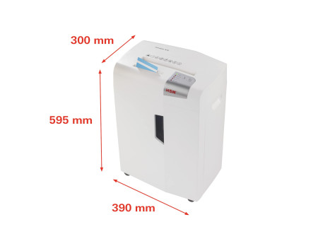 HSM Destructeur de documents shedstar X15, coupe particules: