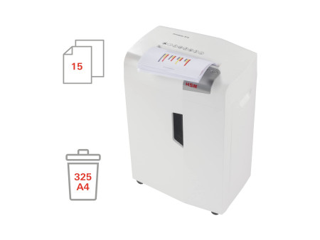 HSM Destructeur de documents shedstar X15, coupe particules: