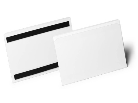 DURABLE Pochette porte-étiquette HARD COVER magnétique
