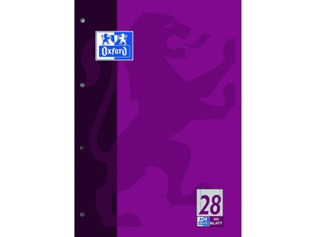 Oxford Cahier scolaire, A4, 100 pages, encollé en tête,