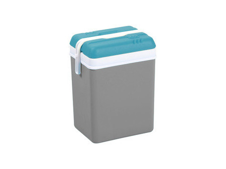 EDA Glacière, plastique, 15 litres, gris / bleu lagune