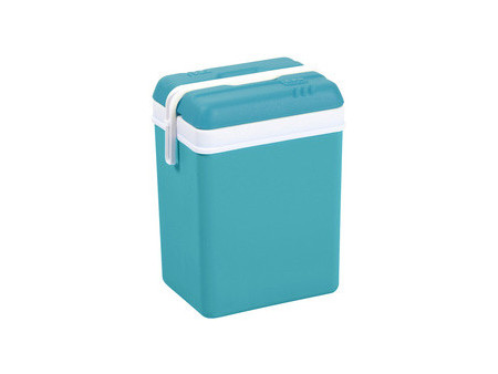 EDA Glacière, plastique, 15 litres, gris / bleu lagune