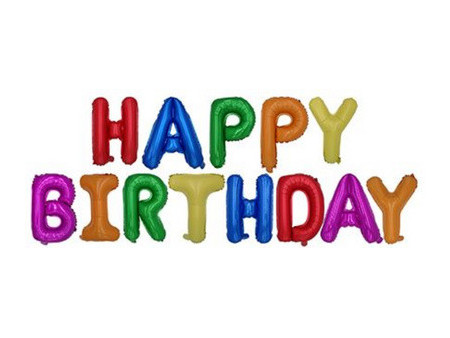 PAPSTAR Set de ballons en film 'Happy Birthday'