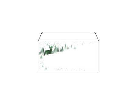 sigel Enveloppe à motif de Noël 'Rustic White', DL