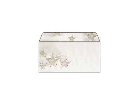 sigel Enveloppe à motif de Noël 'Rustic White', DL