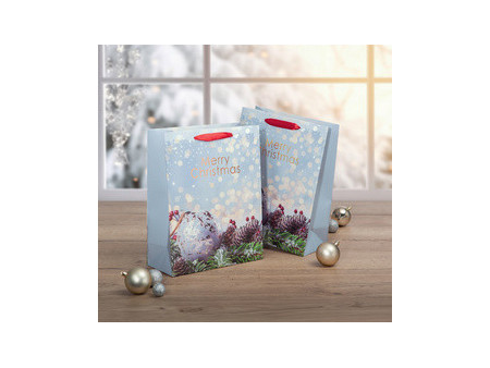 sigel Sac cadeau de Noël pour bouteille Charmful Christmas