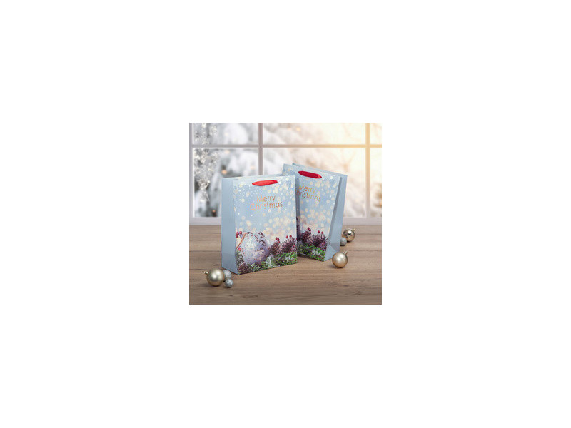 sigel Sac cadeau de Noël pour bouteille Charmful Christmas