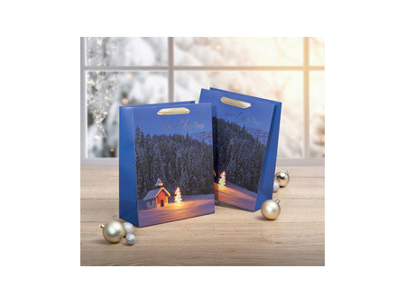 sigel Sac cadeau de Noël 'Christmas Chapel', petit