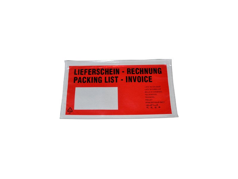 dm-folien Pochette pour bon de livraison, format long,