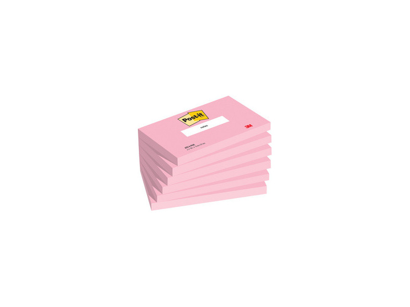 Post-it Bloc-note adhésif Notes, 76 x 76 mm, rose flamant
