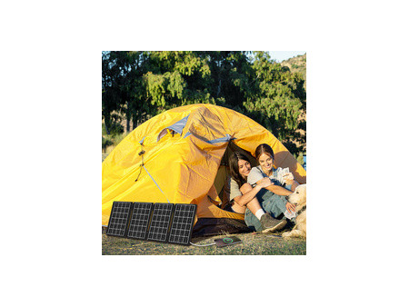 LogiLink Panneau solaire, 15 watts, pliable, USB-A/USB-C