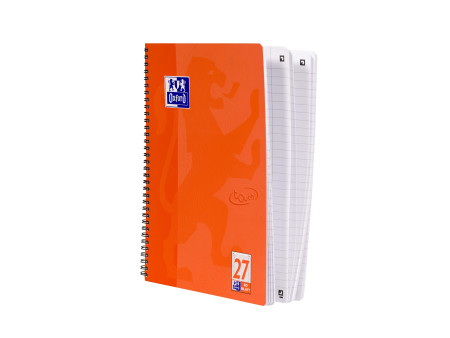 Oxford Cahier Touch, A4+, ligné, 160 pages, corail