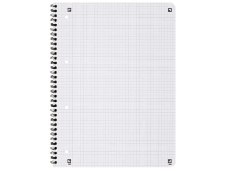 Oxford Cahier Touch, A4+, quadrillé, 160 pages, jaune soleil