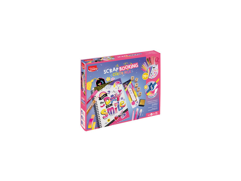 Maped Creativ Coffret Scrapbooking COLOR MIX, 70 pièces