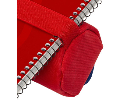 Oxford Trousse ronde, polyester, rond, grand, rouge