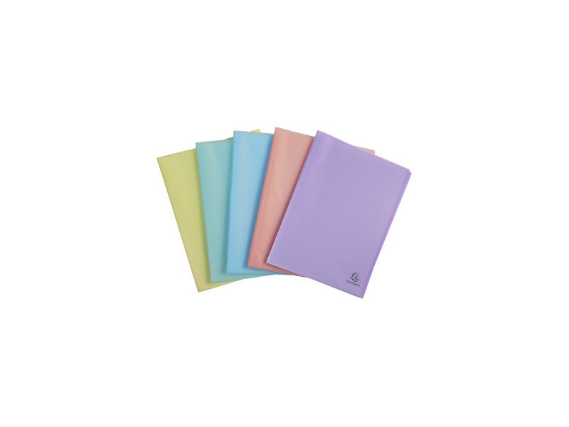 EXACOMPTA Protège-documents Chromaline 20 pochettes, assorti