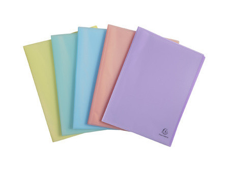 EXACOMPTA Protège-documents Chromaline 30 pochettes, assorti