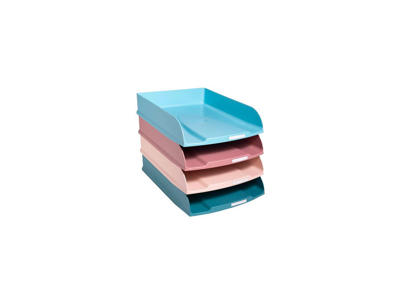 EXACOMPTA Set de corbeilles à courrier COMBO STYLI Skandi A4