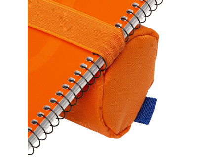 Oxford Trousse ronde, polyester, rond, grand, orange